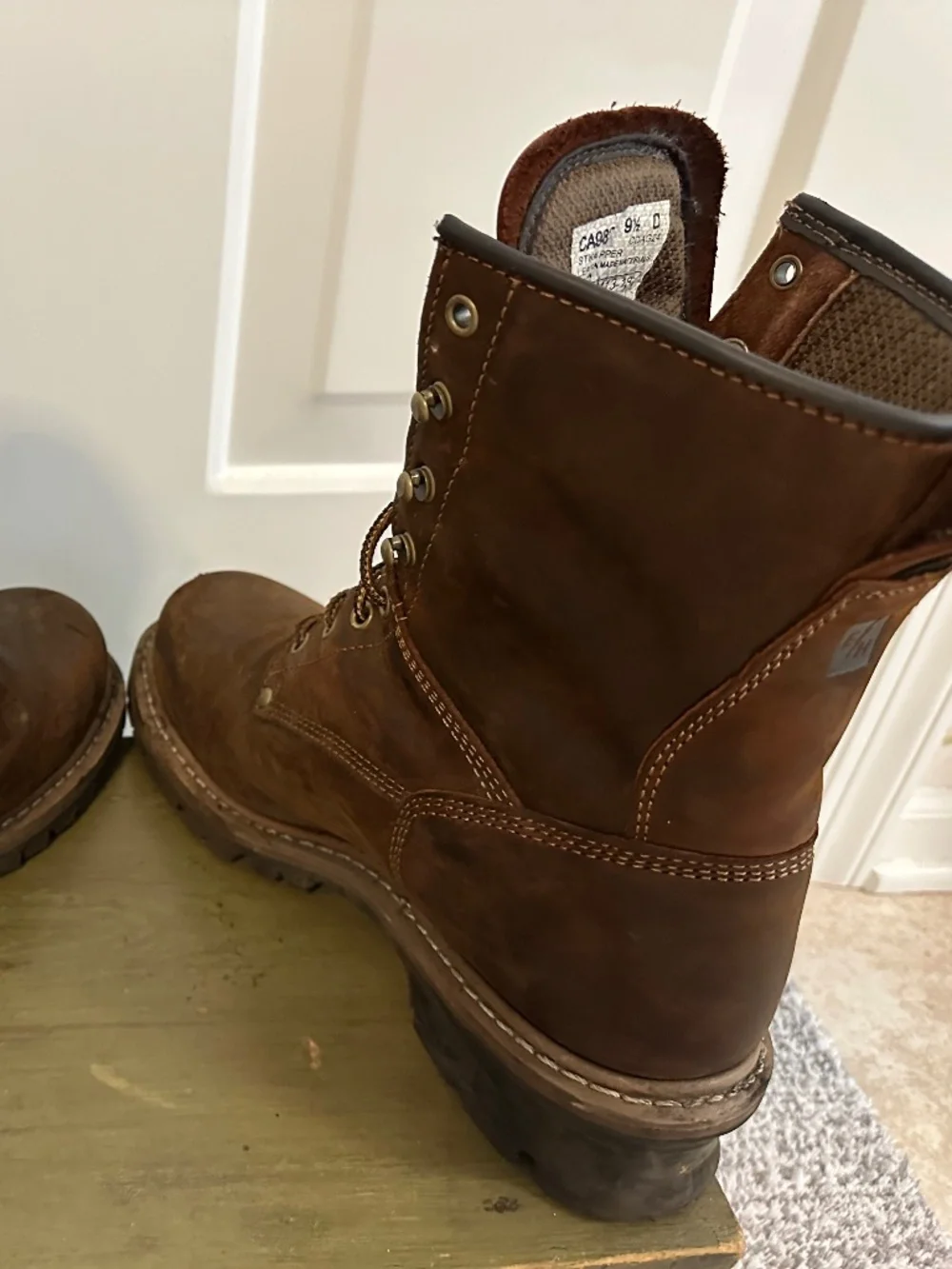 Carolina Steel Toe Leather Boots Mens 9.5